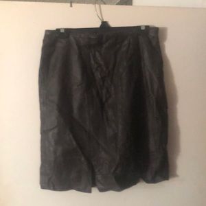 Leathers skirt